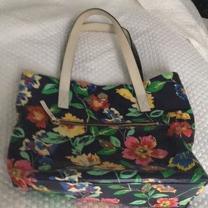 Kate Spade large navy floral tote